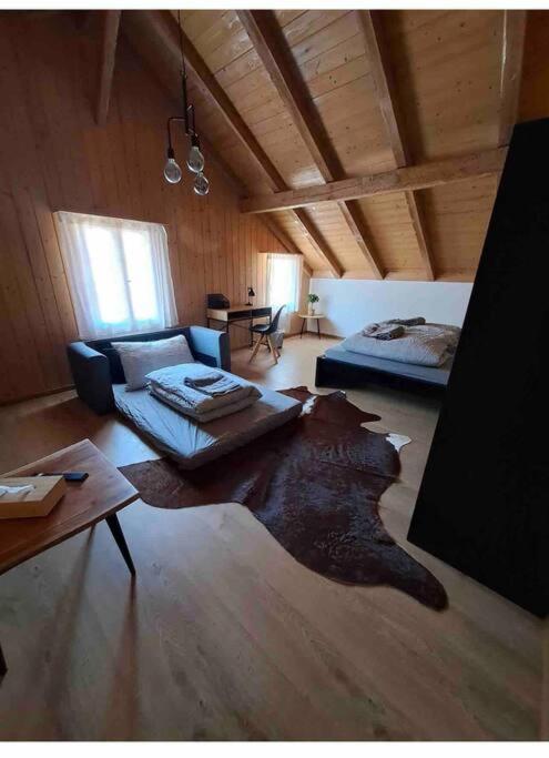 Forest View Apartment In Leissigen By Interlaken With No Kitchen Buitenkant foto
