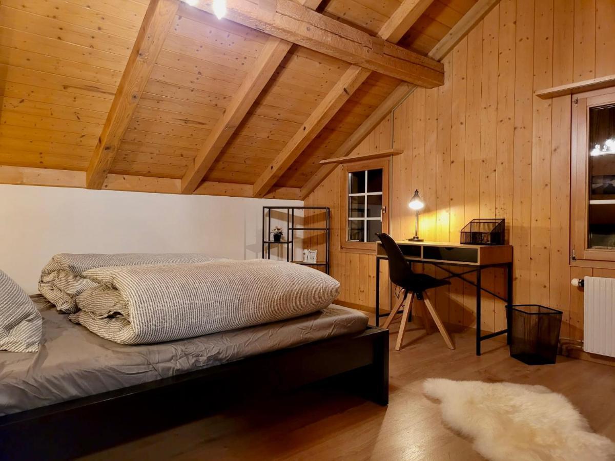 Forest View Apartment In Leissigen By Interlaken With No Kitchen Buitenkant foto