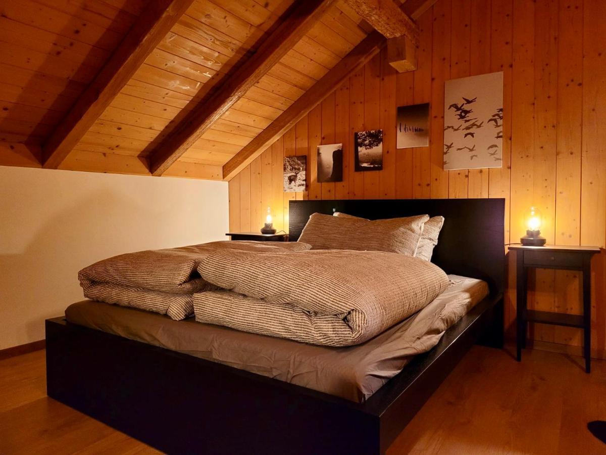 Forest View Apartment In Leissigen By Interlaken With No Kitchen Buitenkant foto
